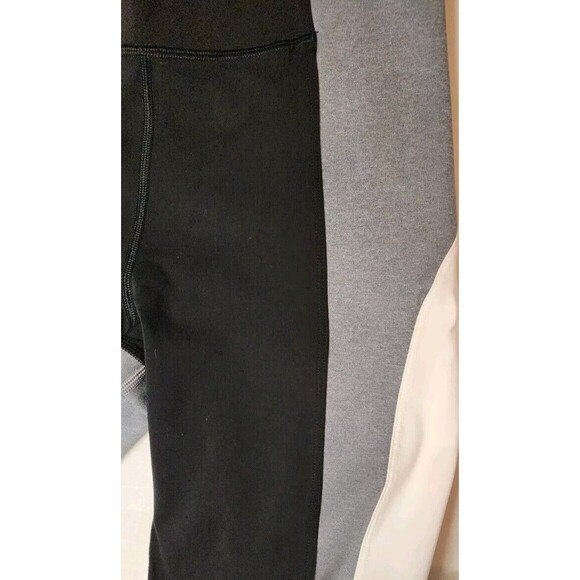 Athleta Pants Women S Leggings Crest Colorblock Stretch Hi Rise Black - Picture 4 of 8